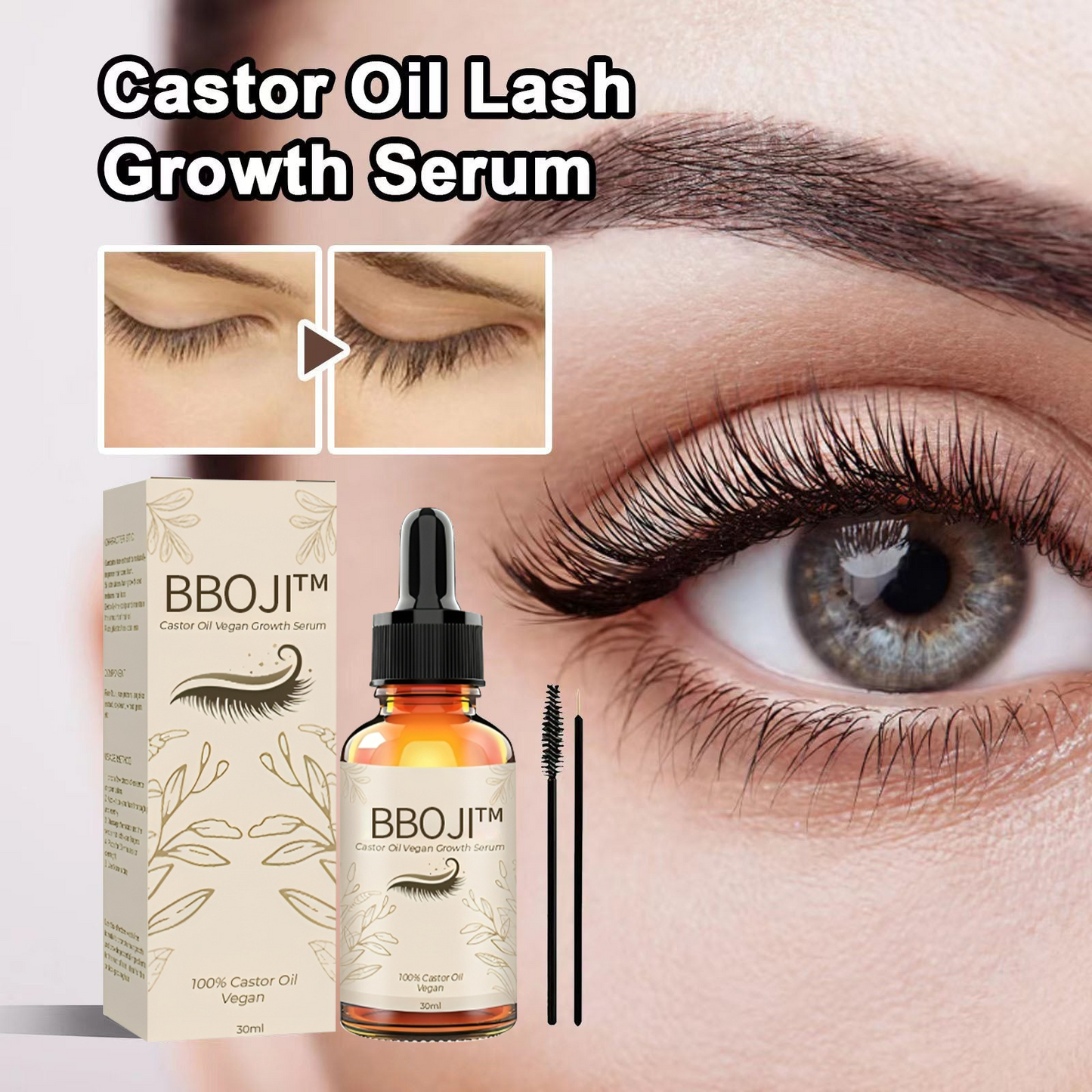 BBOJI™ Lash & Brow Intense Regeneration Serum -The 7-Day Lash Transformation