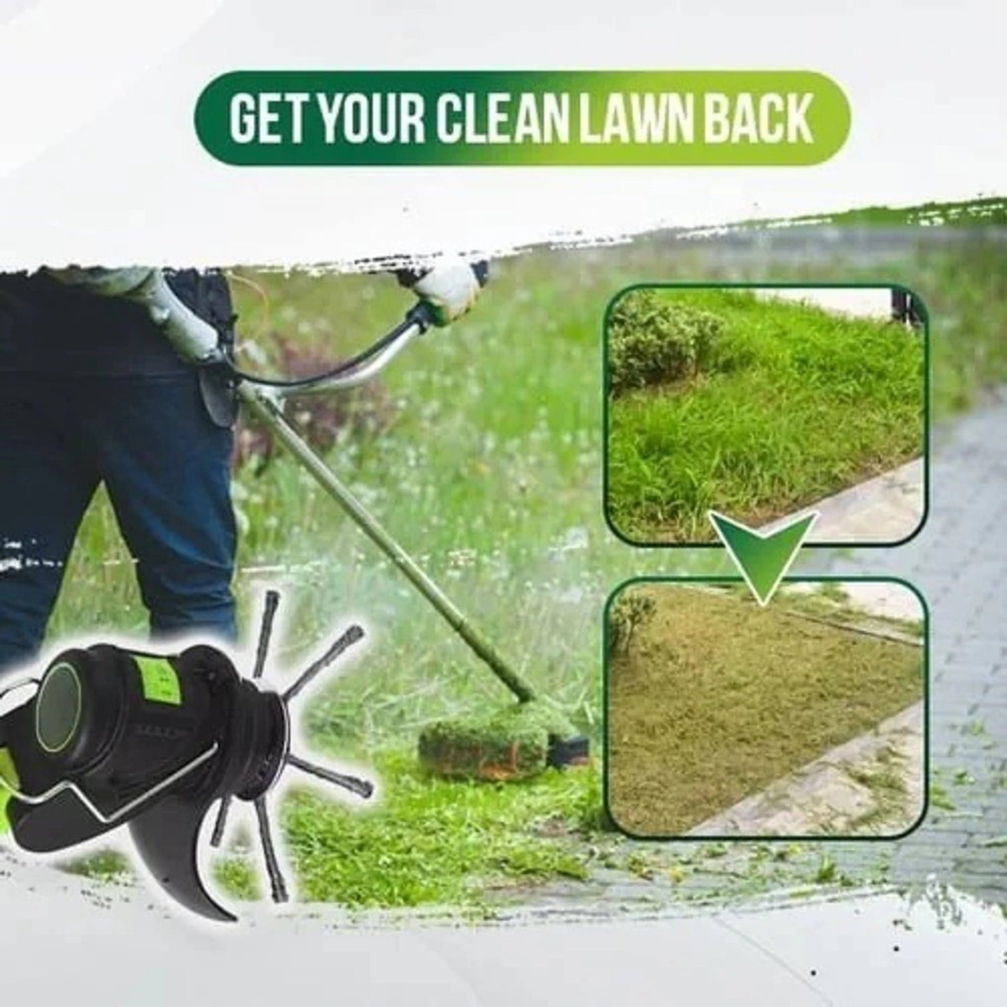 🔥BUY 2 GET 1 FREE 👨🌾6 inch Steel Wire Brush Cutter Trimmer Head