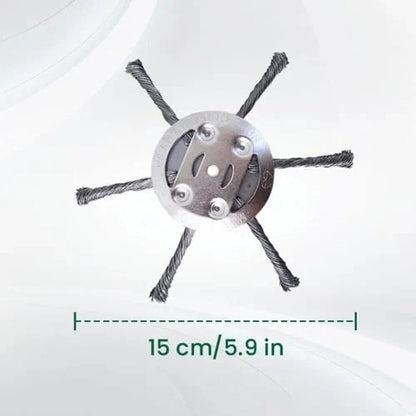 🔥BUY 2 GET 1 FREE 👨‍🌾6 inch Steel Wire Brush Cutter Trimmer Head